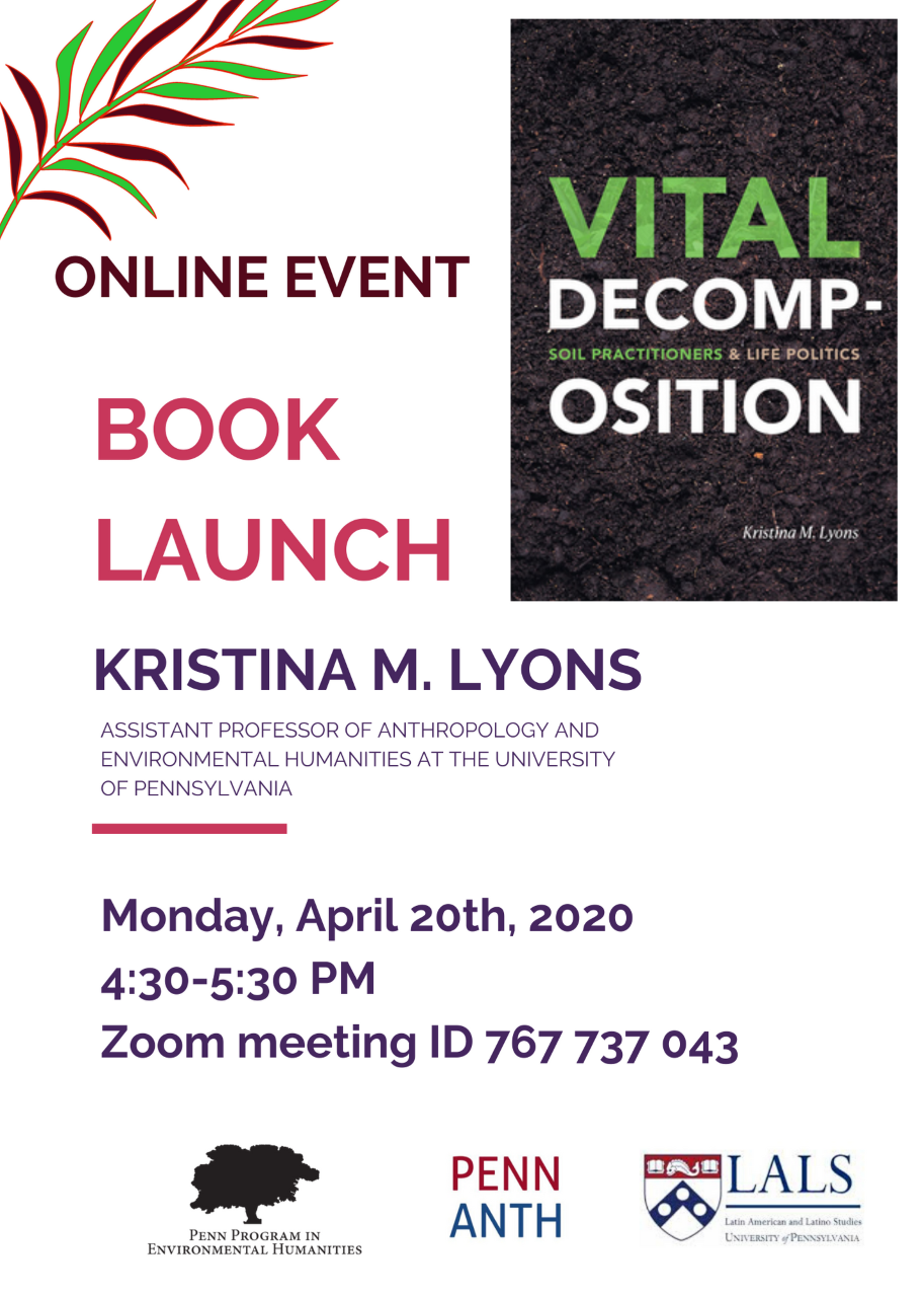 remote book launch poster