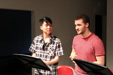 PPEH Undergraduate Fellows Carlos Price-Sanchez and Seung-Hyun Daniel Chung share their culminating project Paper Waters:Dreams at Slought, May 2018. 