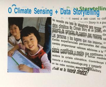 garbled translation into spanish of my climate story postcard